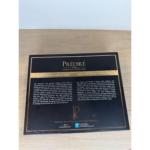 Pridire Paris Moroccan Liquid Gold Pure Argan Oil Anti Aging Facial Mask Set - Picture 3 of 3